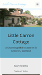 Mobile Screenshot of littlecarroncottage.co.uk